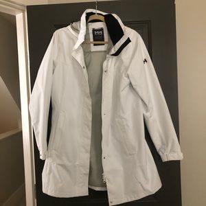 Holly Hansen Aden white rain jacket